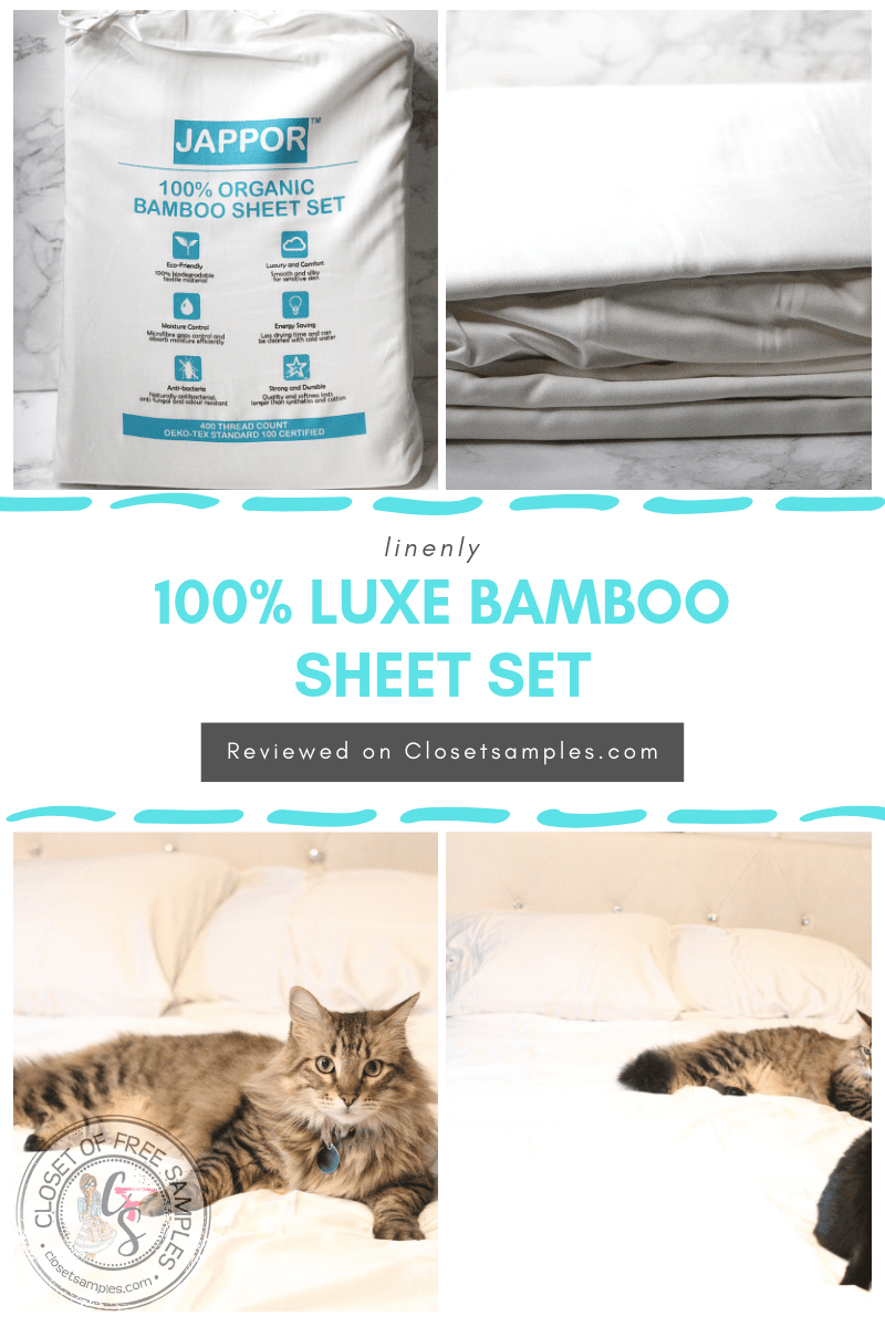 Linenly 100% Luxe Bamboo Sheet...