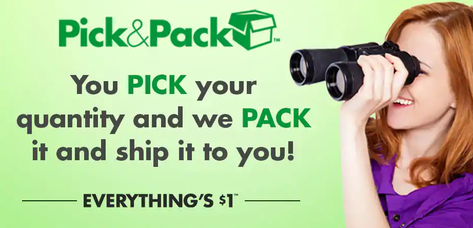 Dollar Tree Offers Pick & Pack - Smaller Quantities for Online Shopping!