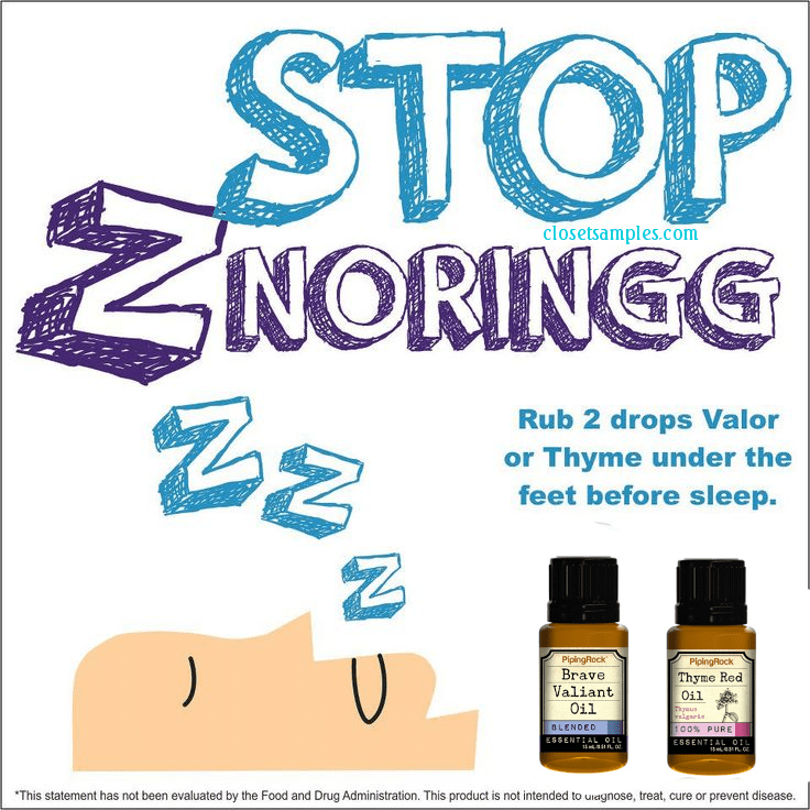Use Essential Oils for Snoring...
