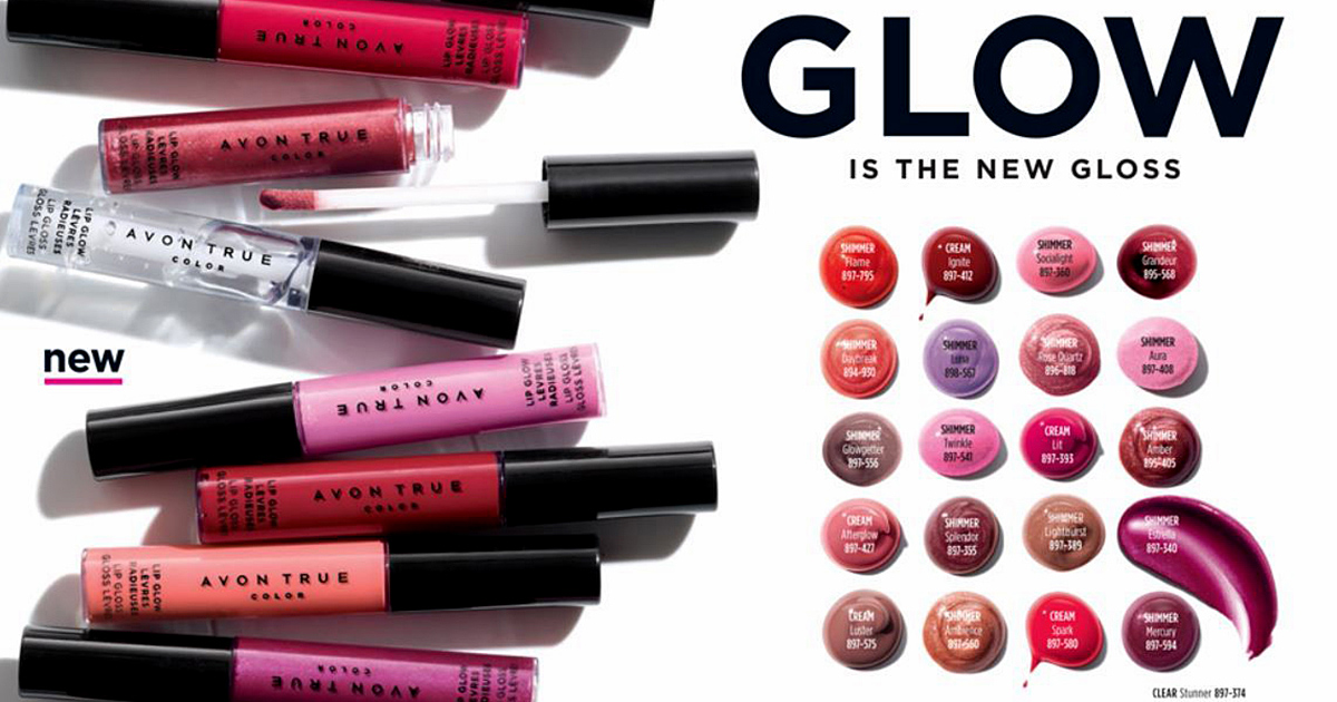New! Avon True Color Lip Glow.