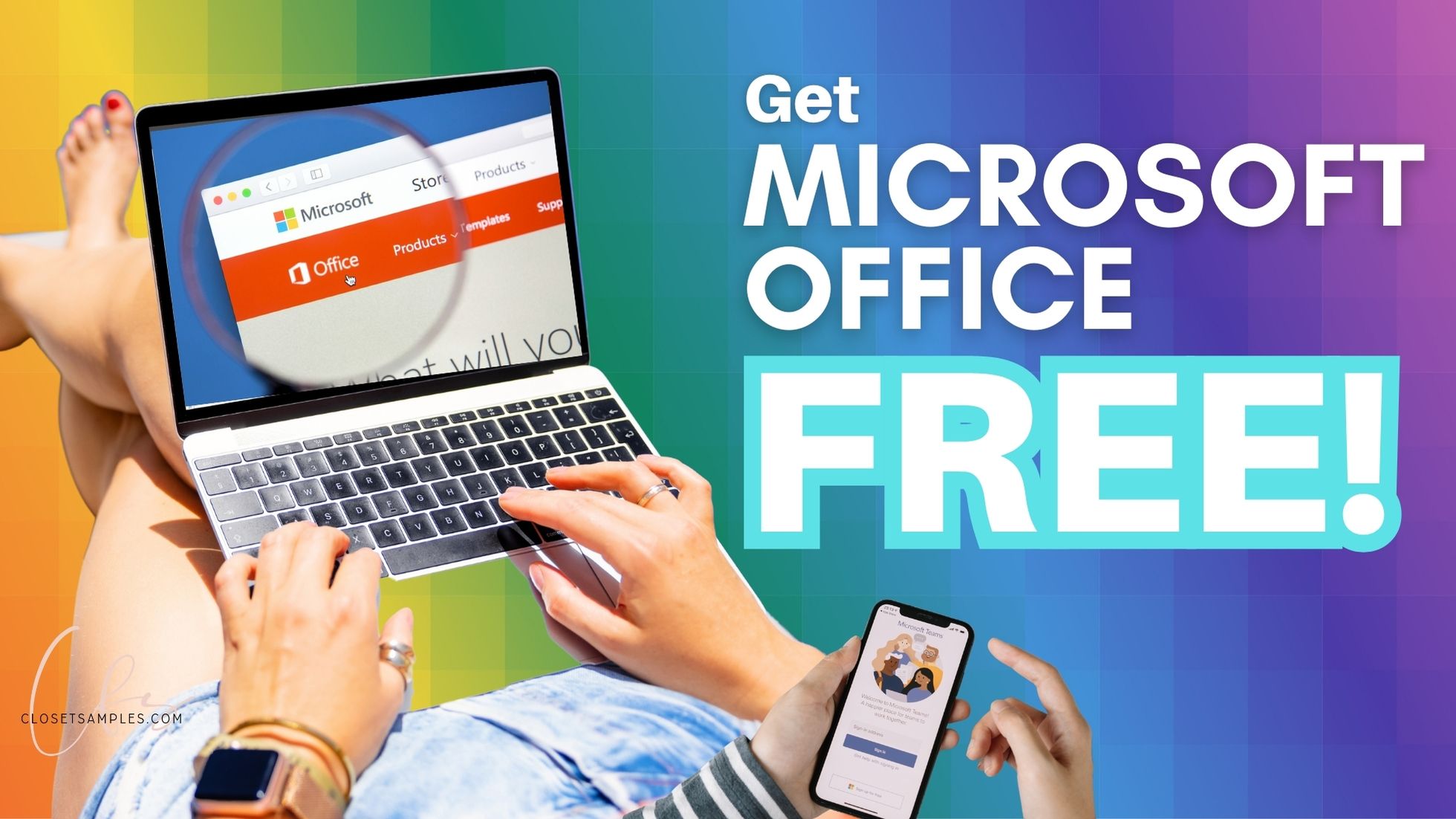 Get Microsoft Office For FREE closetsamples