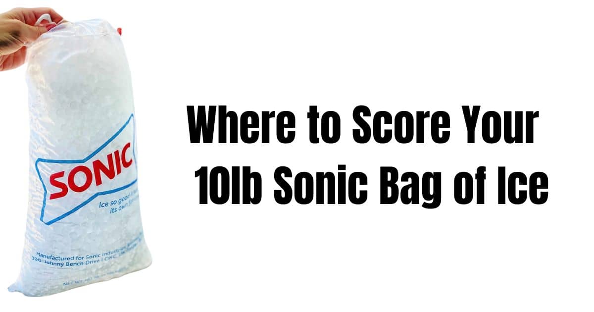 Get a Massive 10Pound Bag of Sonic Ice for Only 299 Heres How closetsamples