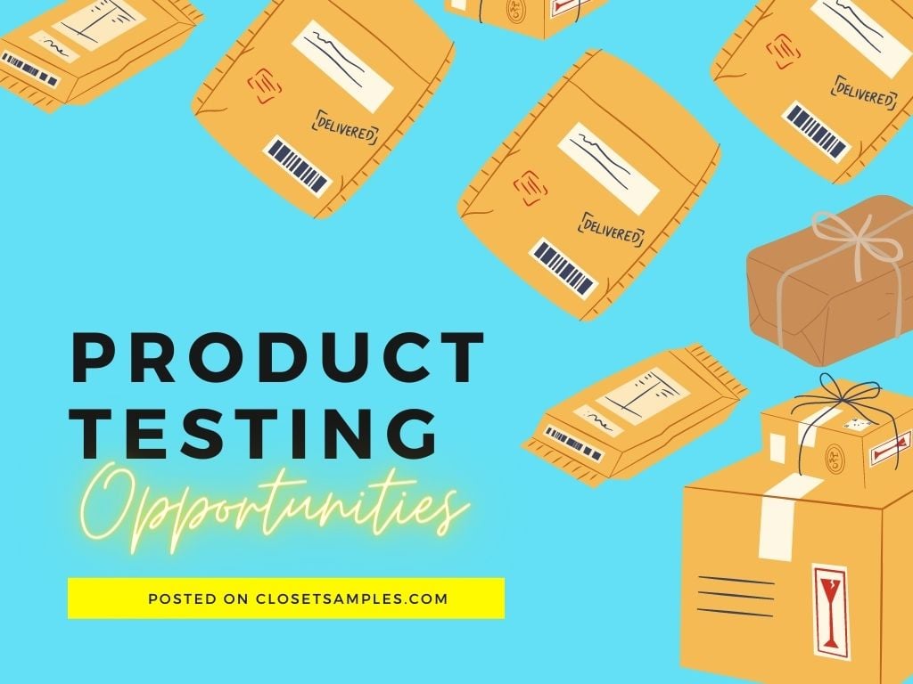Product Testing Opportunities Closetsamples
