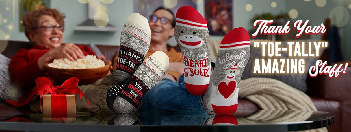 ToeTally Awesome Holiday Sock Gift Sets on Sale at Positive Promotions closetsamples