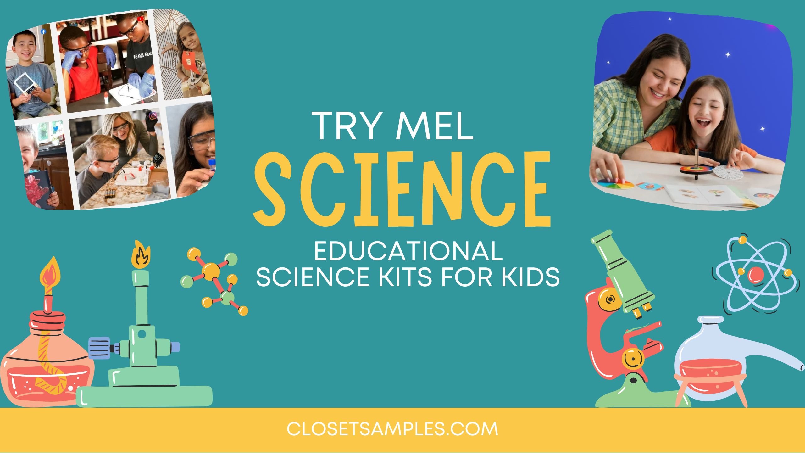 Try MEL Science Educational Science Kits for Kids homeschool closetsamples