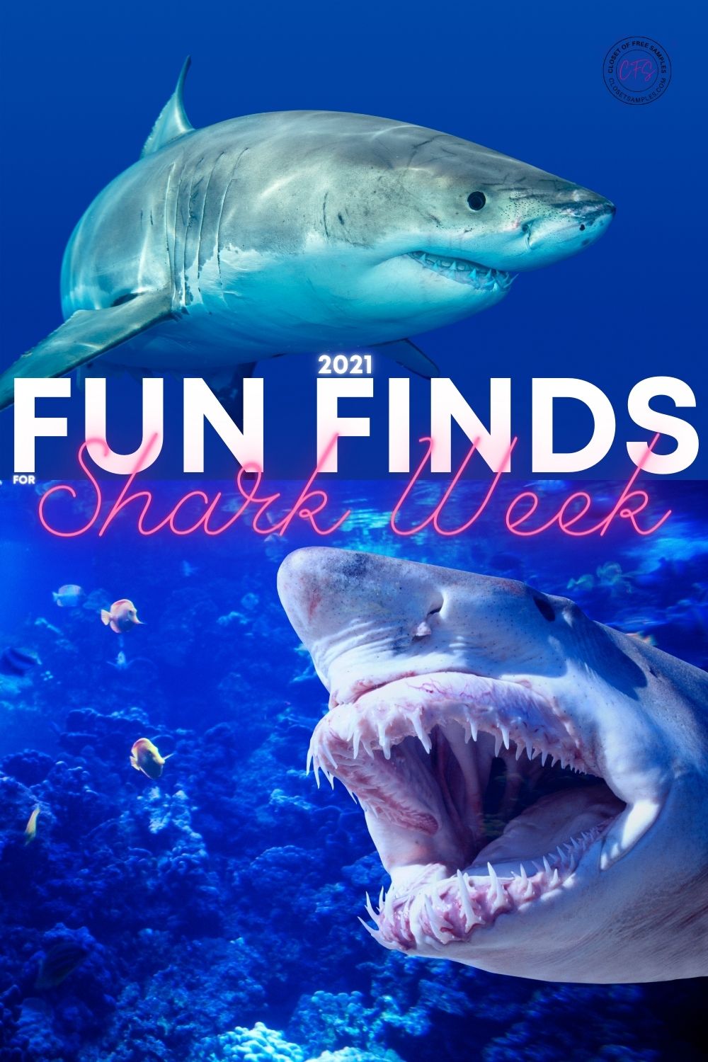 2021 Shark Week Fun Finds Closetsamples pinterest
