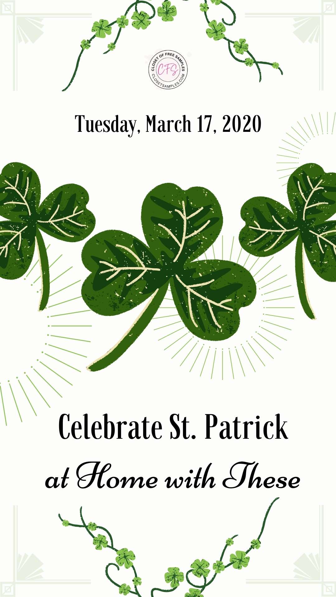 Celebrate Saint Patricks Day at Home with These closetsamples Pinterest