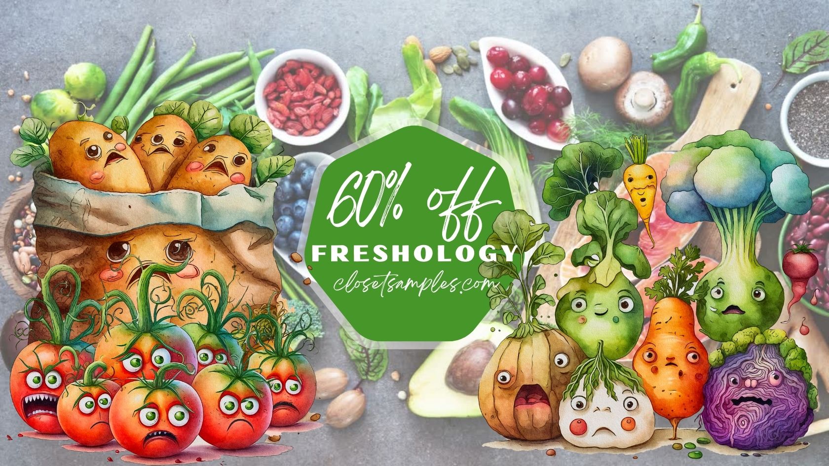 Get 60 Off Your First Order with Freshology Healthy Eating Made Affordable closetsamples
