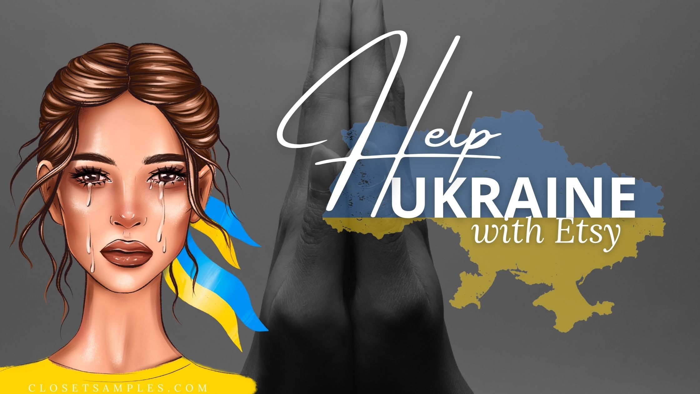 Help Ukraine People through Etsy Closetsamples