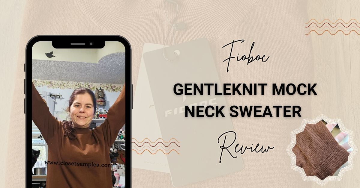 Fioboc GentleKnit Mock Neck Sweater Review closetsamples