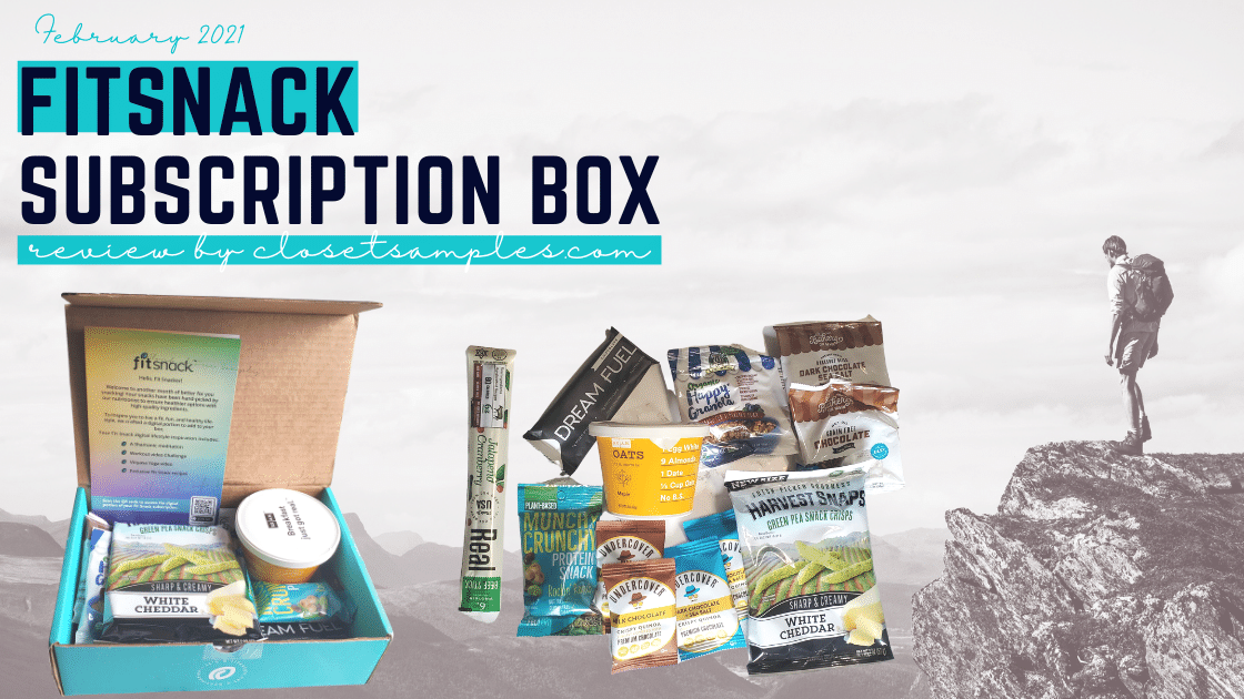 FitSnack Subscription Box February 2021 Review closetsamples