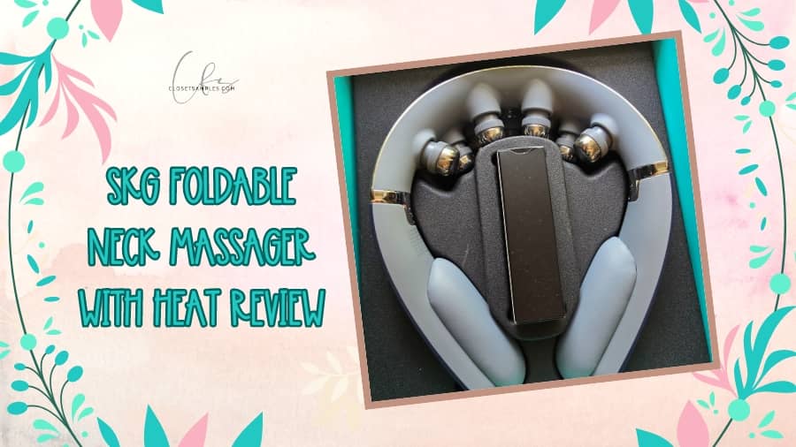 SKG Foldable Neck Massager with Heat Review closetsamples