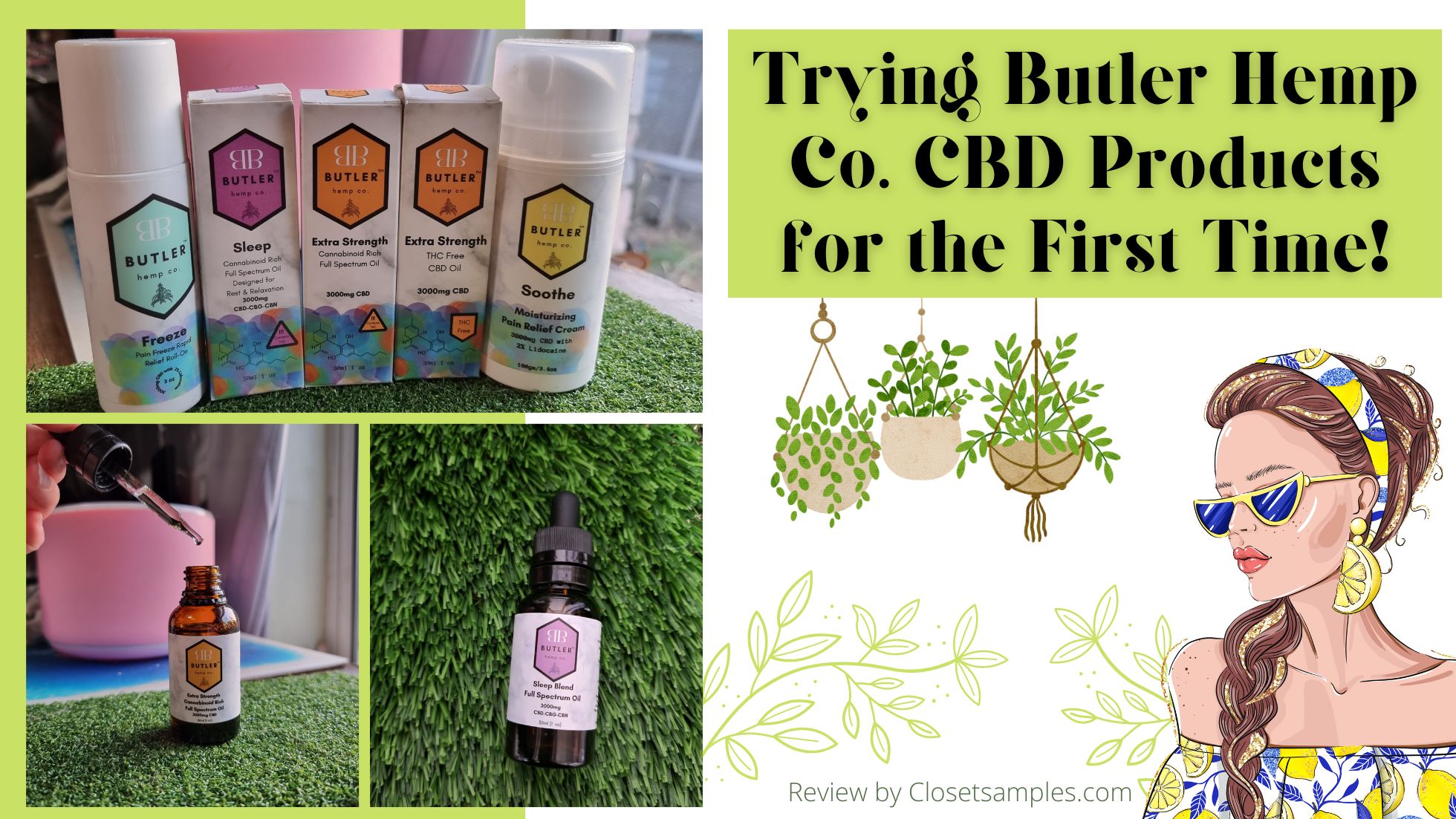 Trying Butler Hemp Co CBD Products for the First Time closetsamples