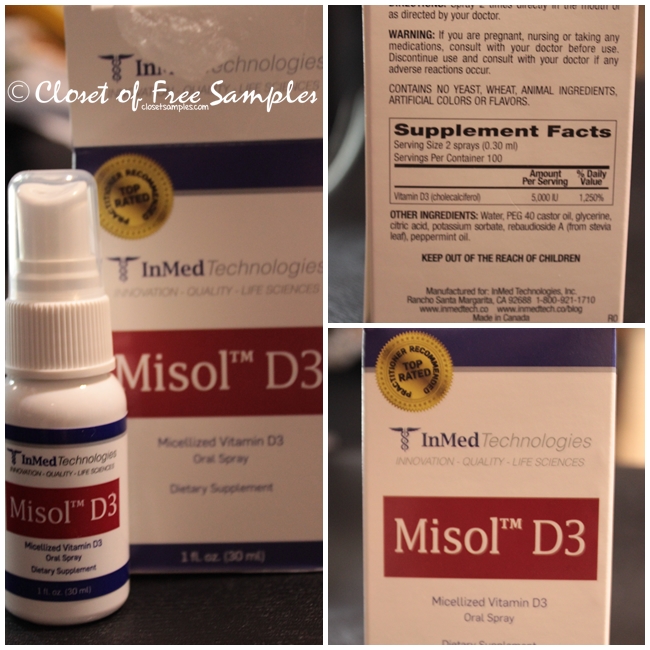 Misol Vitamin D3 Peppermint Or...