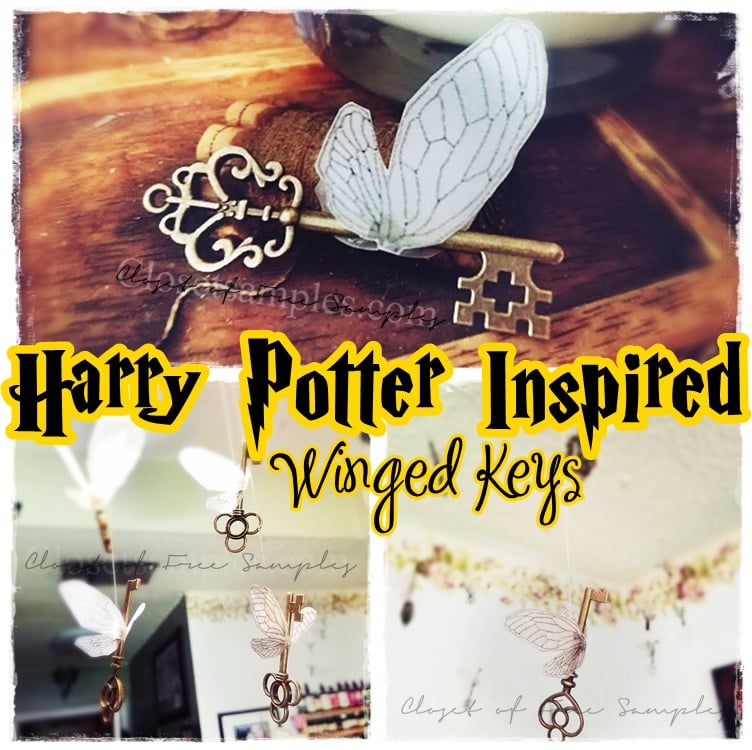 DIY Harry Potter Inspired Winged Keys